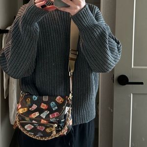 Michael Kors Travel Shoulder Purse 🩷🩵💛